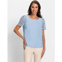heine Klassische Bluse Bluse Kurzarm