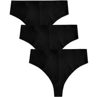 Next String 3er-Pack No VPL Thongs mit hohem Bund (3-St)