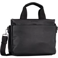 TOM TAILOR Shopper Rella, aus fein genarbtem Material mit farblich passendem Gewebeband