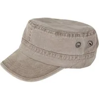 MIRROSI Army Cap Military Cap aus reinem Baumwolle mit Shirm used Look (Outdor Cap, Feldmütze, Kappe) Used Look, Atmungsaktiv, Einheitsgröße, Unisex, Damen Herren