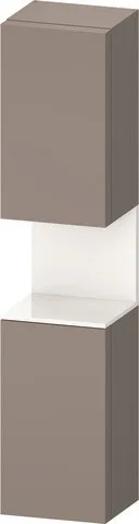 Duravit Qatego Hochschrank Basalt Matt 400x360x1760 mm - QA1346L22430010 QA1346L22430010
