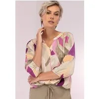 bianca Druckbluse RANA mit modischem Dessin in Trendfarben