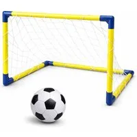 TK Gruppe Fußballtor Fußballtor mit Netz und Fußball – Tragbares Gartentor für Training (1 St)