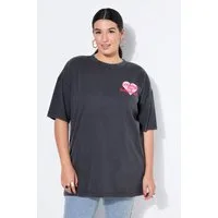 Studio Untold T-Shirt T-Shirt Heart-Print vorne und groß hinten