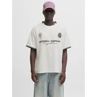 Jack & Jones Trainingsshirt JCOCOVER RETRO FOOTBALL TEE SS LN