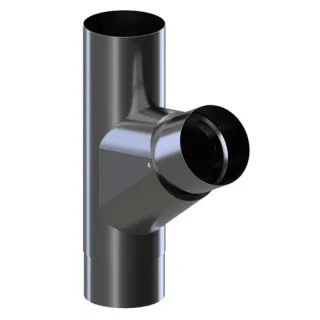 STAHL Dachrinnen T-Stück 60-70° | Ø 100 mm