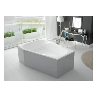 Hoesch Spectra Badewanne 3666.010 180 x 120 cm, weiß, linke Ausführung