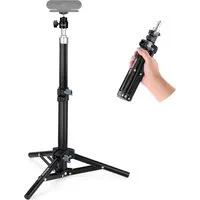 Neewer ST45B Webcam Tischstativ, mit Handyhalterung, Höhenverstellbar Tischstativ (29-45 cm, für Webcams DSLR Kameras Ringlicht Live Streaming)