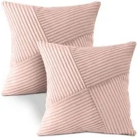 Amilian Kissenbezüge - 2er Set Kissenhüllen - Kissenbezug - Zierkissenbezüge, (2 Stück), 40x40 cm, Kissenhülle für Sofakissen, Dekokissen, Zierkissen, Kissen