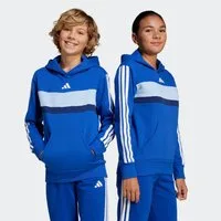 adidas Sportswear Kapuzensweatshirt SEASONAL ESSENTIALS TIBERIO 3-STREIFEN KIDS HOODIE mit Rundhals, ohne Verschluss, in normaler Länge