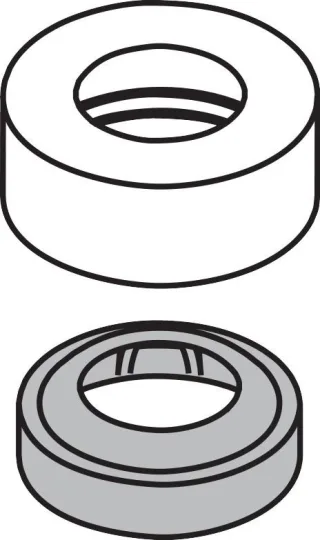 Hansgrohe Abdeckrosette Axor Starck für Waschtischmischer chrom, 97155000 97155000