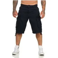 Geographical Norway Cargoshorts Herren Shorts mit abnehmbarem Gürtel (mit abnehmbarem Gürtel) in Unifarbe, mit Tunnelzug