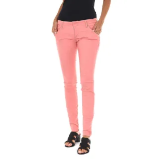 Lange Hose aus Stretchstoff 70DBF0585-G194 Frau