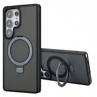 Accezz Backcover Accezz Ring Stand Backcover mit MagSafe Samsung Galaxy S25 Ultra - Sch