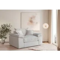 OTTO home XXL-Sessel Soft&Cosy, B: 151 cm - OTTO. Verlässliche Qualität., Mega-Sessel, Cord oder Chenille-Struktur,mit 2 Zierkissen