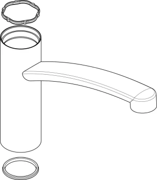 Hansgrohe Auslauf Spültischmischer 98349800