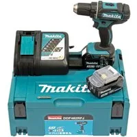 Makita Akku-Bohrschrauber DDF482RFJ, max. 1900 U/min, inkl. 2 Akkus 18V/3Ah, Ladegerät und Koffer