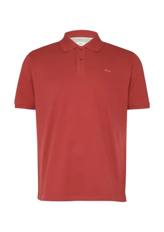 s.Oliver - Polo-Shirt rot - Gr. - 5XL