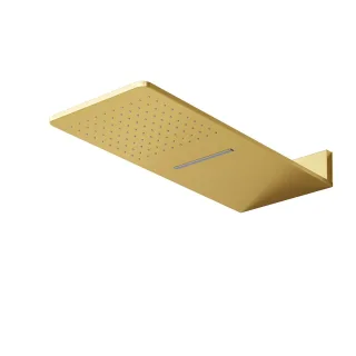 Steinberg Serie 390 Wall Rain Regenpaneel, Gold gebürstet 390 5662 BG