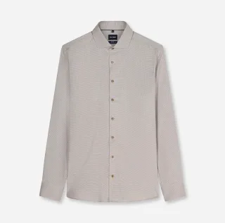 OLYMP - Businesshemd Body Fit beige - Gr. - 40