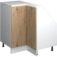 Vicco Kommode Rion, Artisan Eiche/Weiß/Weiß, 75.6 x 81.6 cm mit 1 Tür (1 St)