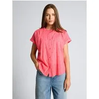 TOM TAILOR Kurzarmbluse Blusen & Shirts Loose Fit Bluse