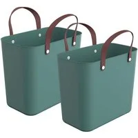 ROTHO Einkaufskorb Albula 2er-Set Einkaufskörbe Taschen 25l, 25 l
