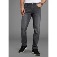 Arizona Straight-Jeans gerader Schnitt, normale Leibhöhe, mit Knopf- und Reißverschluss