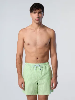 North Sails Badeshorts Gestreifter Seersucker