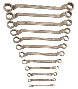KS Tools BRONZEplus Doppel-Ringschlüssel-Satz, gekröpft 12-tlg 6-32mm - 963.7437