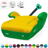 Daliya® Kindersitzerhöhung QUBIX I-Size Sitzerhöhung, Kindersitzerhöhung, Kindersitz, ab: ab 6 Jahre oder 125cm Körpergröße, bis: bis 12 Jahre oder 150cm Körpergröße, ab: 125 cm, bis: 150 cm, (Packung, 1-tlg), I-Size, Gurtfix, ergonomisch, weich, was