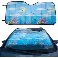 MORRENT Autosonnenschutz Frontscheibenabdeckung UV Sonnenschutz Windschutzscheibenabdeckung