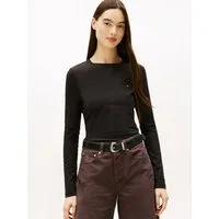 Tommy Jeans Langarmshirt TJW SLIM JERSEY LS TEE