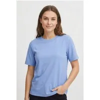 pieces Kurzarmshirt PCRIA SS LUREX NECK TEE JRS NOOS BC mit Glitzerdetail