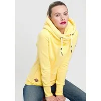Ragwear Kapuzensweatshirt GRIPYBUTTON Sweater mit rustikalen Kordel-Akzenten