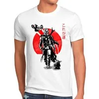 style3 T-Shirt Mando Sunset yoda star the mandalorian wars