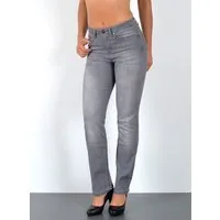 ESRA Straight-Jeans Premium High Waist Jeans Damen Straight Leg Hosen Stretch-Jeans G8 Straight Leg Damen Jeans High Waist Hose Stretch Regular Jeanshose