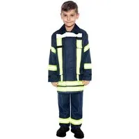 Maskworld Kostüm Feuerwehrmann - Karneval Faschingskostüm Kinder, Originalgetreues Feuerwehrkostüm von MASKWORLD