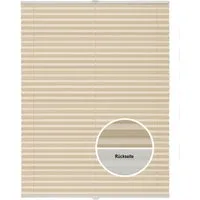 ondeco Plissee Basic Thermo, ohne Bohren, verspannt, Klemmträger mit Feststellschraube
