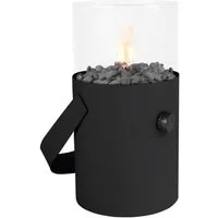 COSI Feuerstelle Cosiscoop Original Schwarz, (1-St), Gaslaterne Outdoor Terrassenfeuer Laterne Windlicht Feuerkorb Gartenlaterne