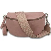 Adel Bags Gürteltasche SUEDE Bauchtasche für Damen aus echtem Wildleder, Rose