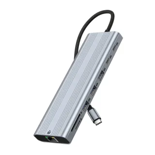 Bakeey ULT-UNITE 14-in-1 USB-C Docking Station Triple Display, 4K@60Hz HD, 2500Mbps RJ45, 140W PD Charging, Aluminum USB