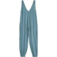 Next Jumpsuit Jumpsuit aus Viskose-Leinengemisch (1-tlg)