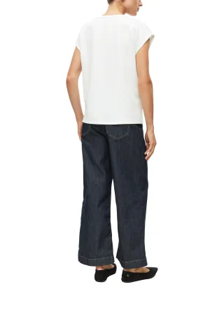 s.Oliver BLACK LABEL - T-Shirt creme - Gr. - 42