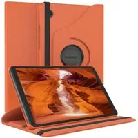 EAZY CASE Tablet-Hülle Rotationcase für Samsung Galaxy Tab A11 8,7 Zoll, Tabletschutz robust magnetisch verstellbar Klappetui mit Deckel Orange