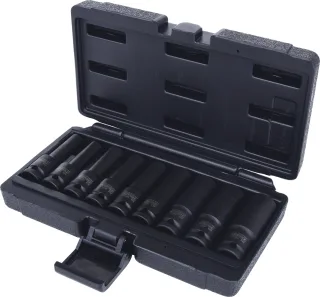 KS Tools 1/2" Torx-E-Kraft-Stecknuss-Satz, 9-tlg, E10-E24 - 515.1050