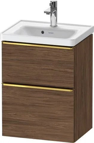 Duravit D-Neo Waschtischunterbau wandhängend Nussbaum dunkel Matt 484x372x625 mm - DE4350034210000 DE4350034210000