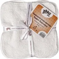 XKKO Waschlappen XKKO Waschlappen Bambusfrottee 21x21 cm 5 Stück