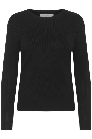 Strickpullover LeenahIW Tight fit black