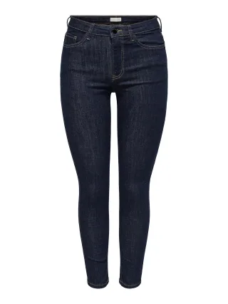 JDY - JDYFINA MW SK ANKLE JNS RINSEWA DNM NOOS dark blue denim - Gr. - L/30
